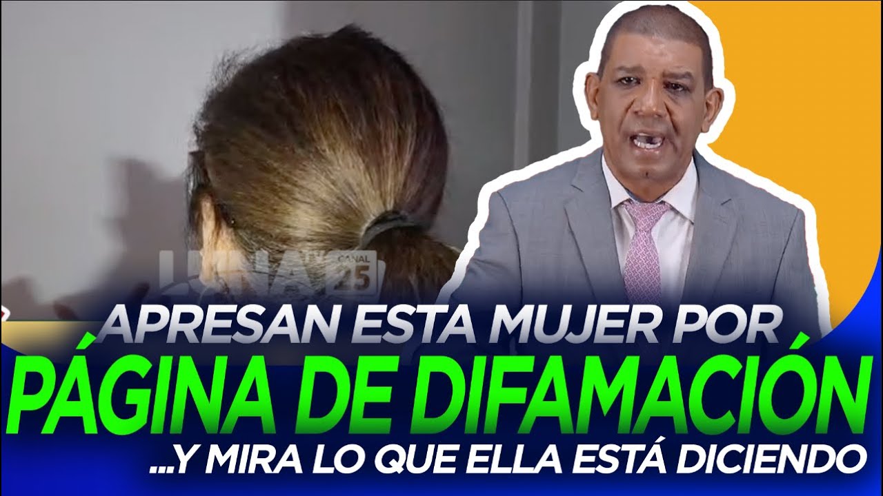 Mujer apresada por SUPUESTA PÁGINA DE CHISME EN SAN FRANCISCO DE MACORÍS