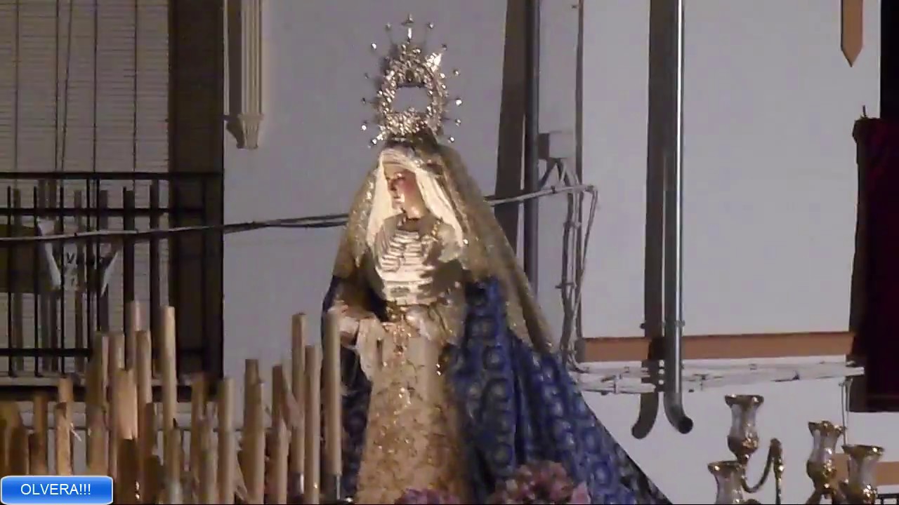 SEMANA SANTA OLVERA 2017-ENCIERRO DE LA VIRGEN DEL SOCORRO