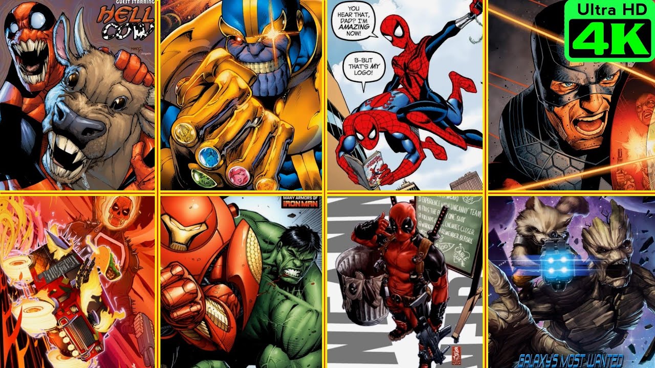 MARVEL 2025 ВСЕ Способности Персонажей и Комиксы-Первоисточники | Обзор Marvel Puzzle Quest