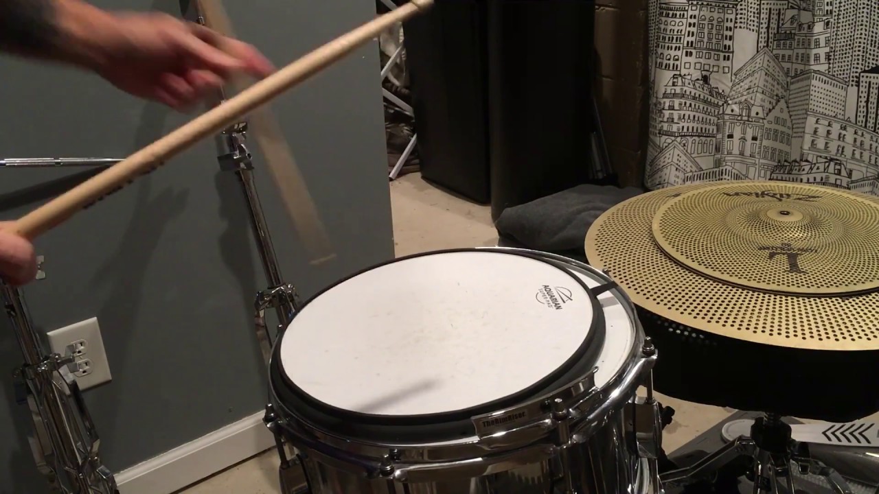Aquarian Super Pad snare test