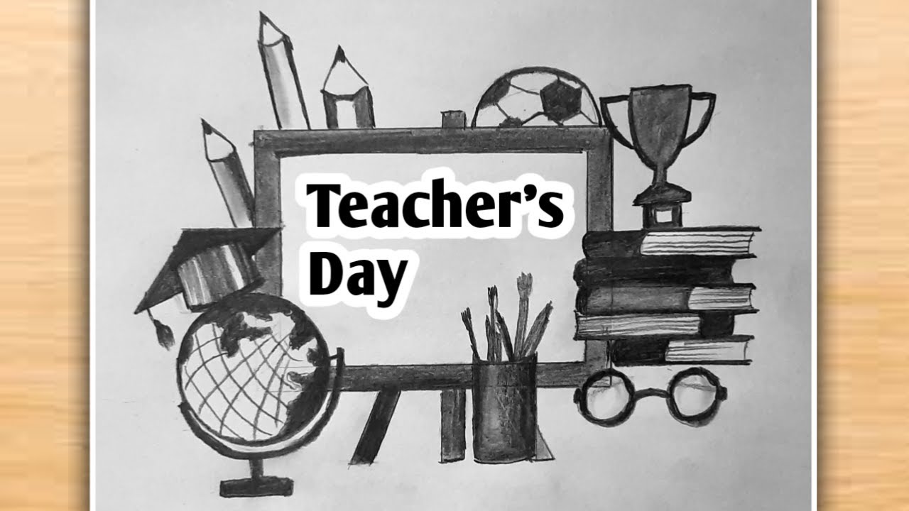 Teacher's Day Drawing |Teacher's Day Card Drawing Very Easy for Beginners |Teachers Day Drawing 2021