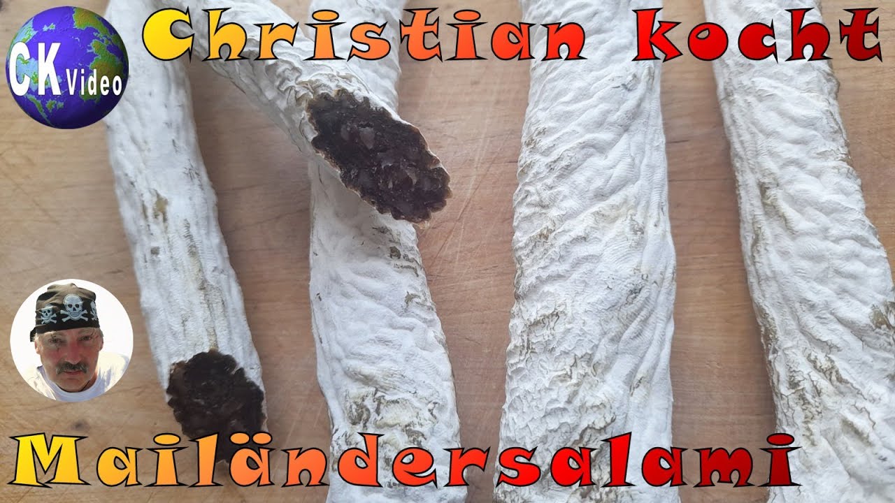 Christian kocht Vlog #142 🐷Mailänder Salami🐷 mit Edelschimmel und 🐮20% Rindfleisch🐮