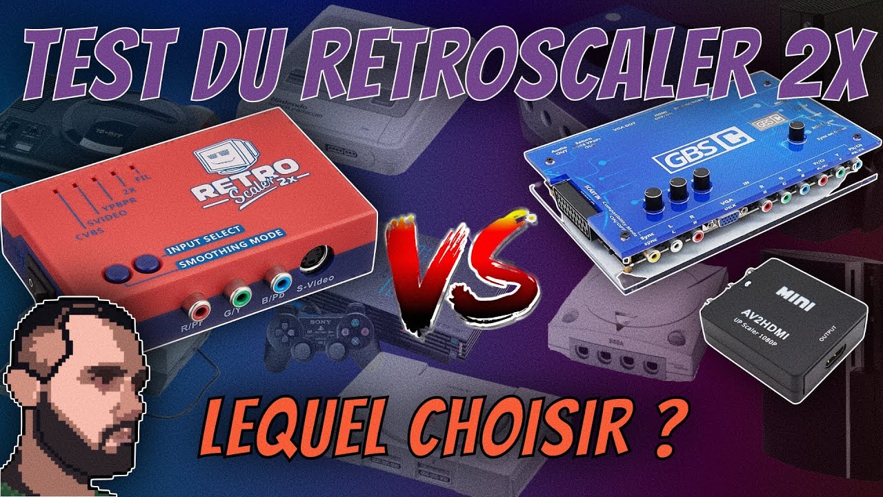 Console rétro sur TV moderne 🤔 QUEL UPSCALER CHOISIR 🤯 ?? Test du Retroscaler 2x et comparatifs 🔥