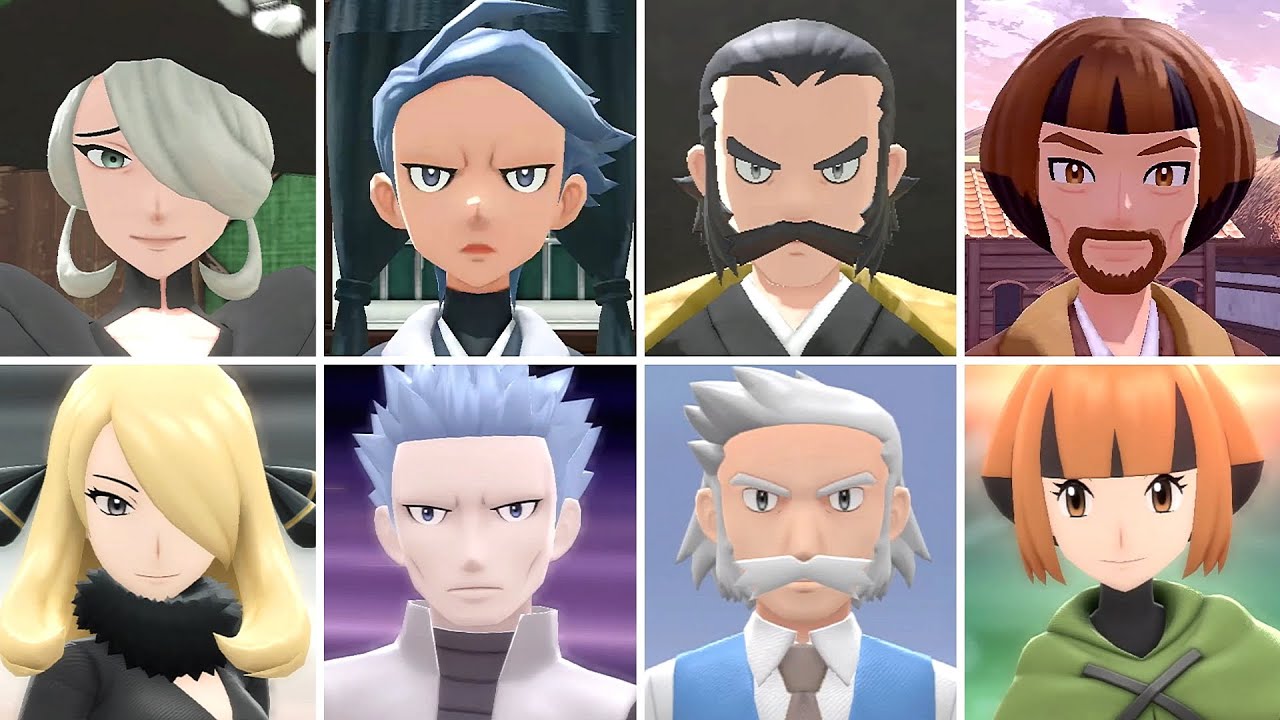 Pokémon Legends Arceus - All Hisui Ancestors Comparison