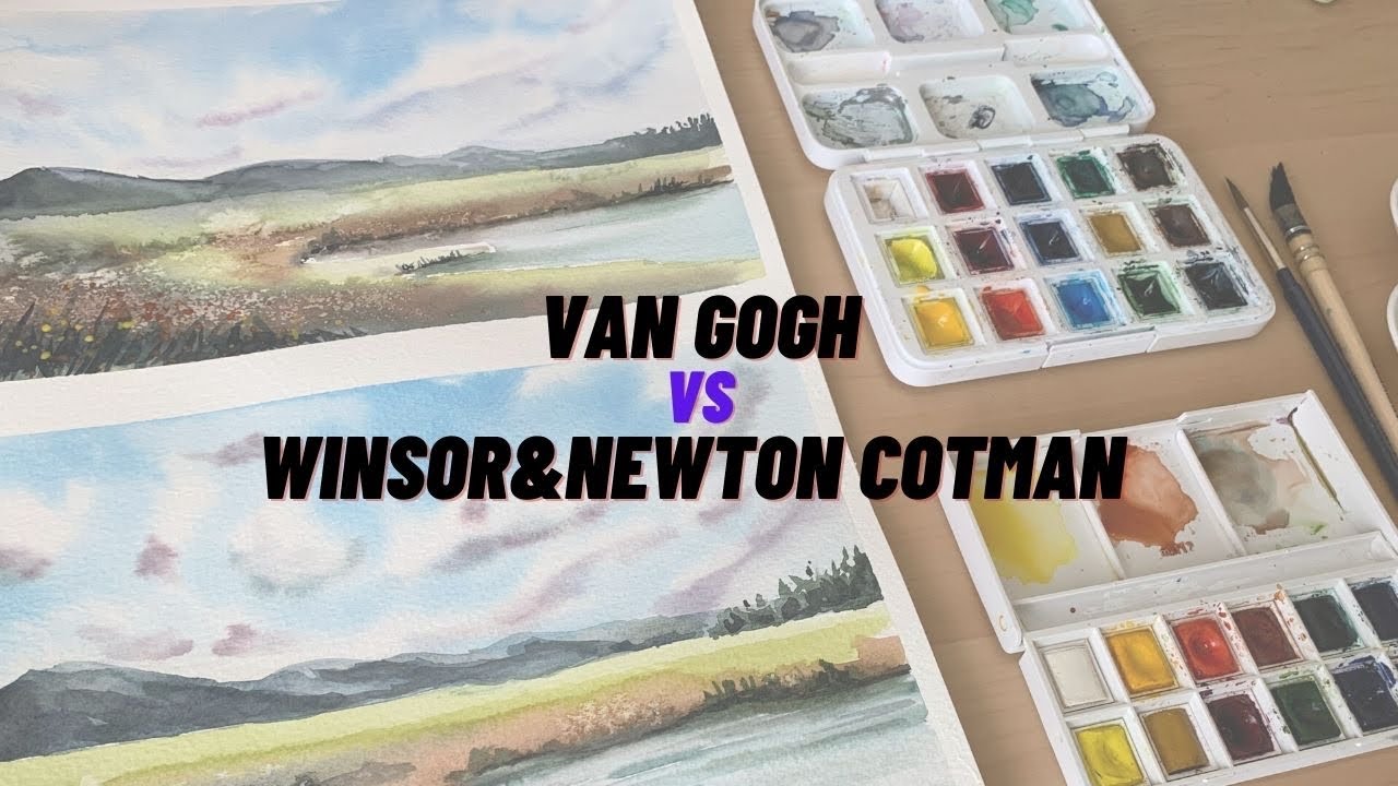VAN GOGH VE WINSOR & NEWTON COTMAN SULUBOYA KARŞILAŞTIRMASI | HANGİSİNİ ALMALIYIM ?
