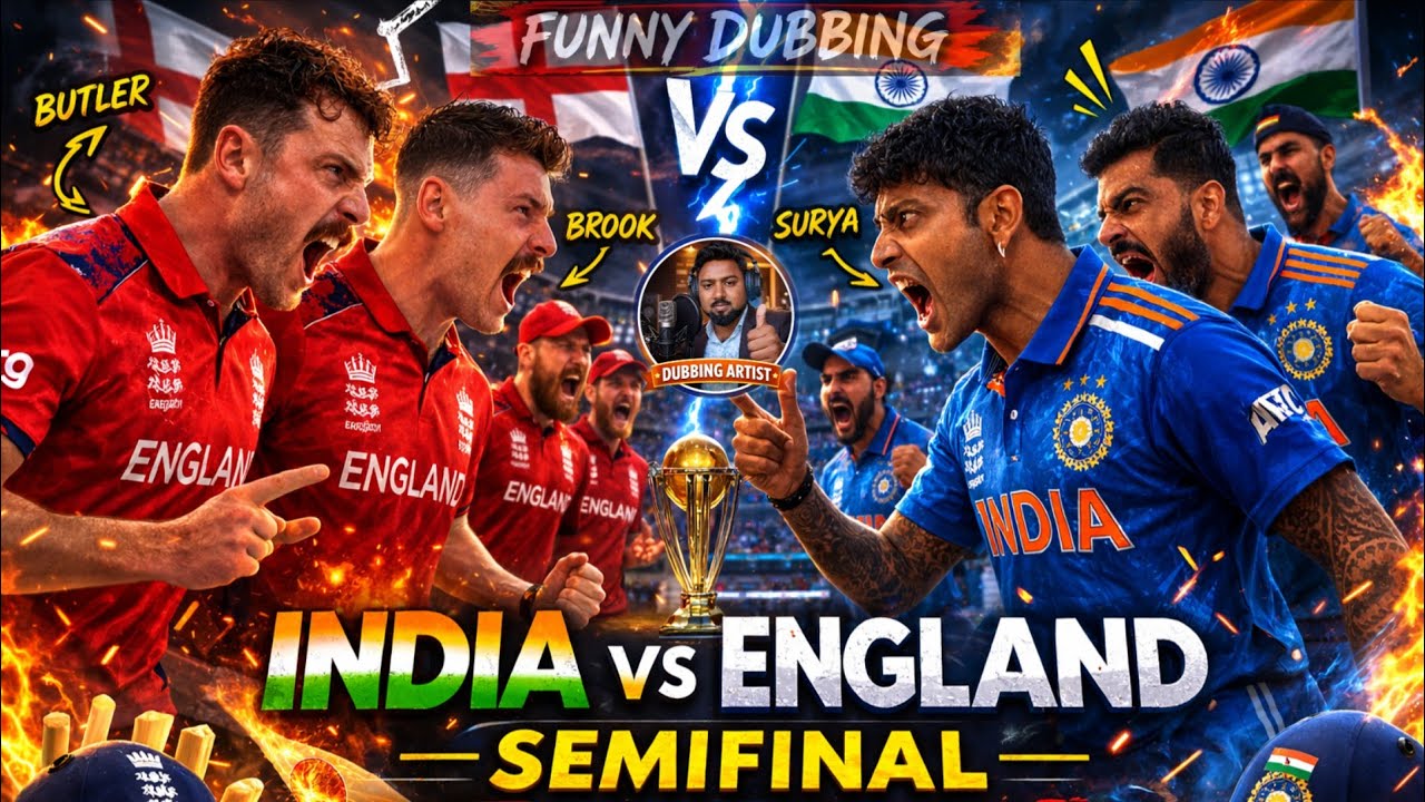India vs England T20 World Cup 2026 funny dubbing 🤣 |Rajneesh Shukla Entertainment |