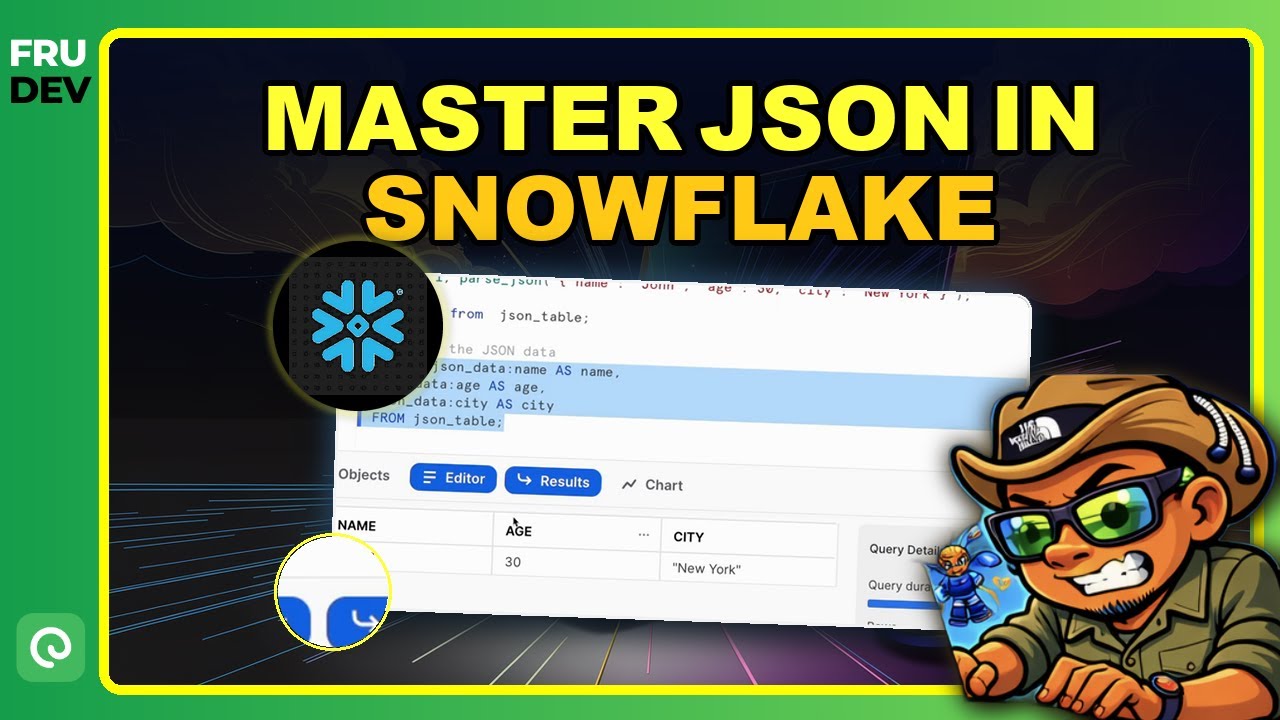 Учебное пособие по Snowflake // Работа с JSON в Snowflake Variant Datatype — полное руководство |...