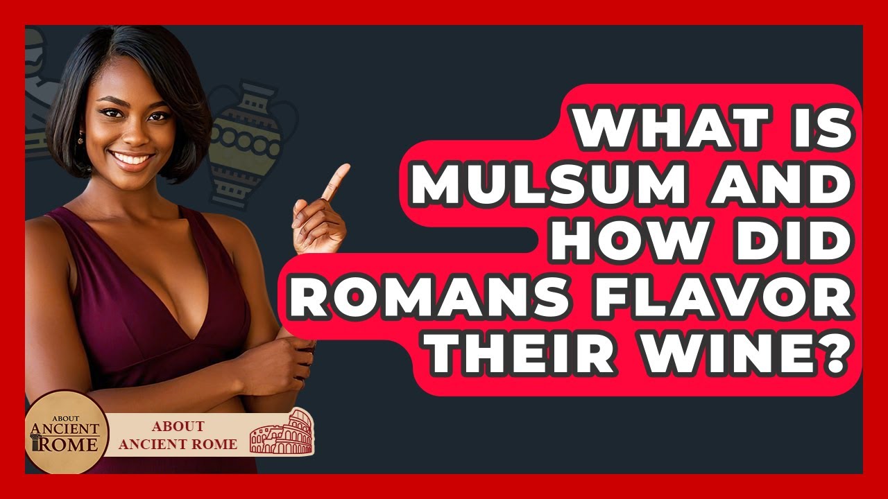 What Is Mulsum And How Did Romans Flavor Their Wine? - All About Rome