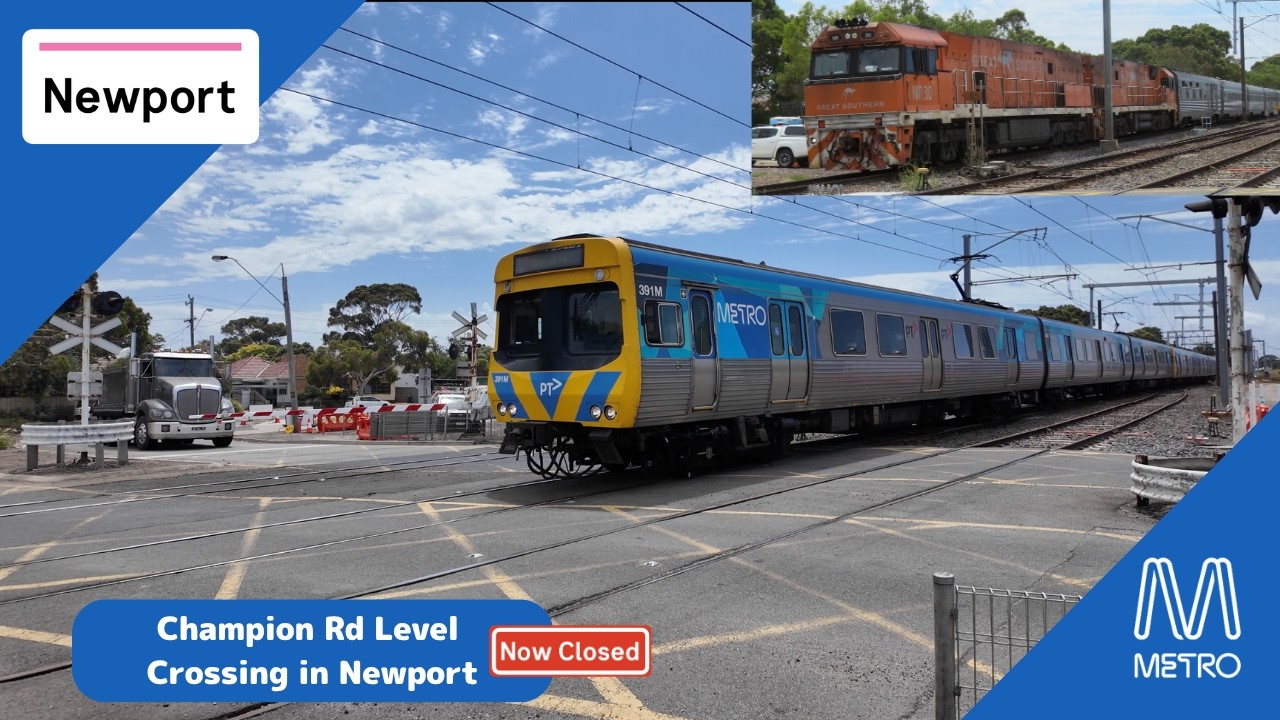 Champion Rd Level Crossing in Newport | ft The Great Southern