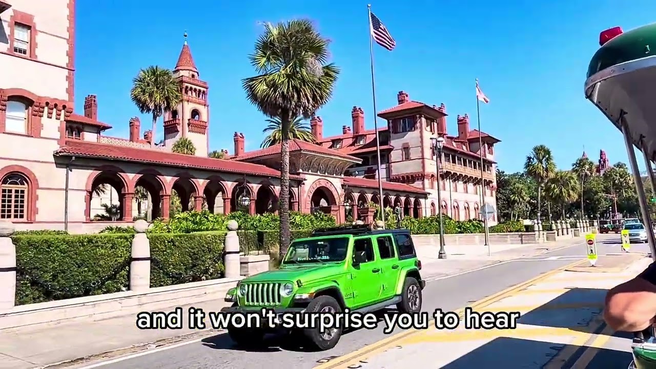 Bora, precisas ver esse lugar histórico e cinematográfico na Flórida #saintaugustine foi Espanhol 