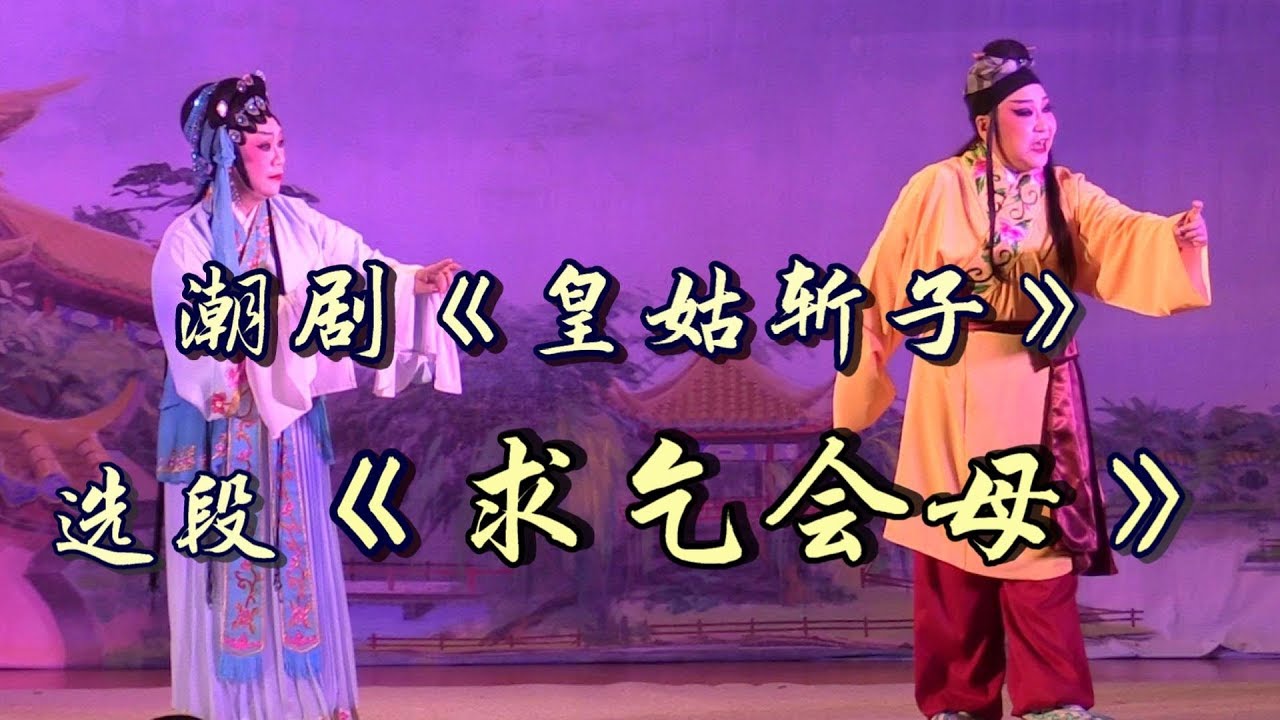 潮剧选段《求乞会母》