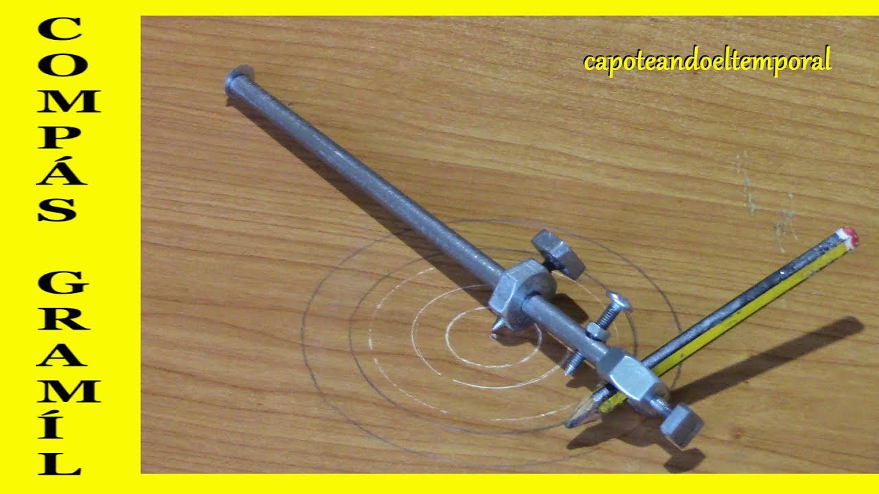 COMPÁS GRAMIL METALICO CASERO