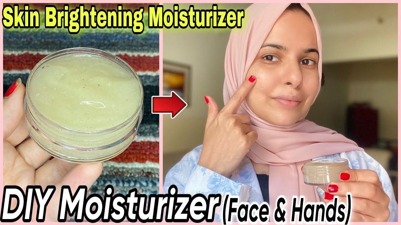 Skin Whitening Face & Hands Moisturizer For Glowing, Smooth & Wrinkle Free Skin,Homemade Moisturizer