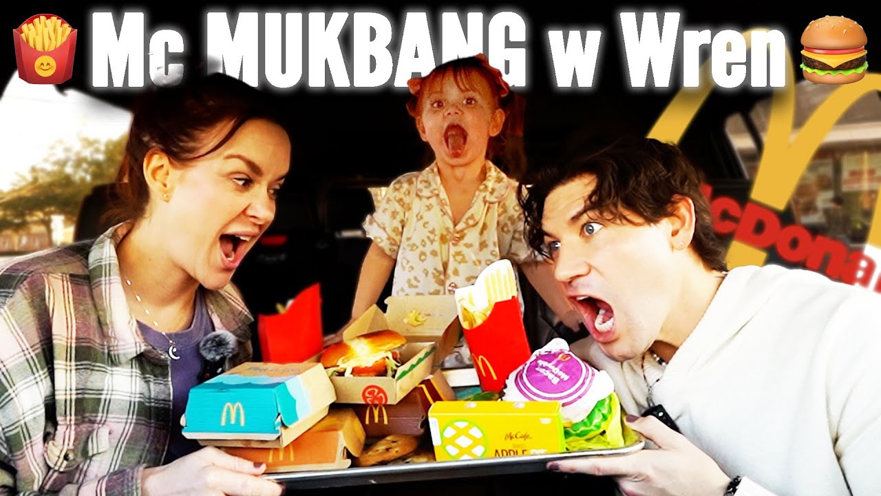 McDonalds Mukbang w/ our Toddler!!