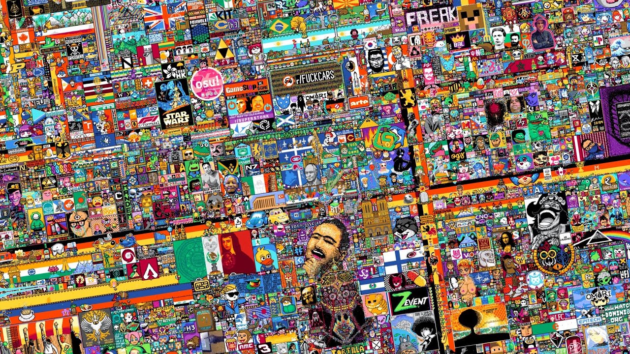 r/Place 2022 Timelapse 8K