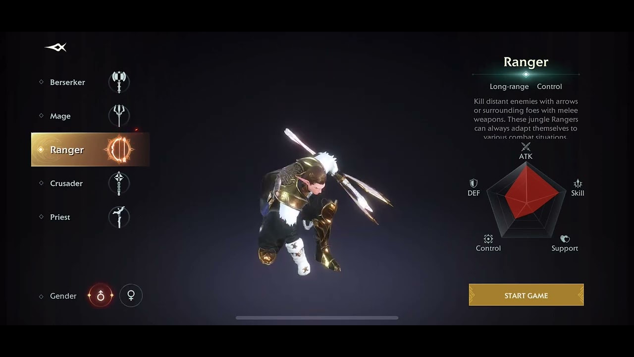 Bless Global - Character Selection / 5 Classes