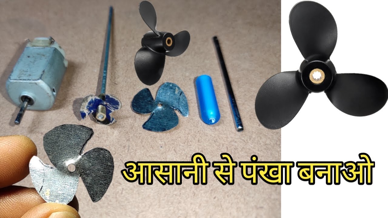 How To Make RC Boat Propeller & Shaft At Home | Diy Boat Propeller