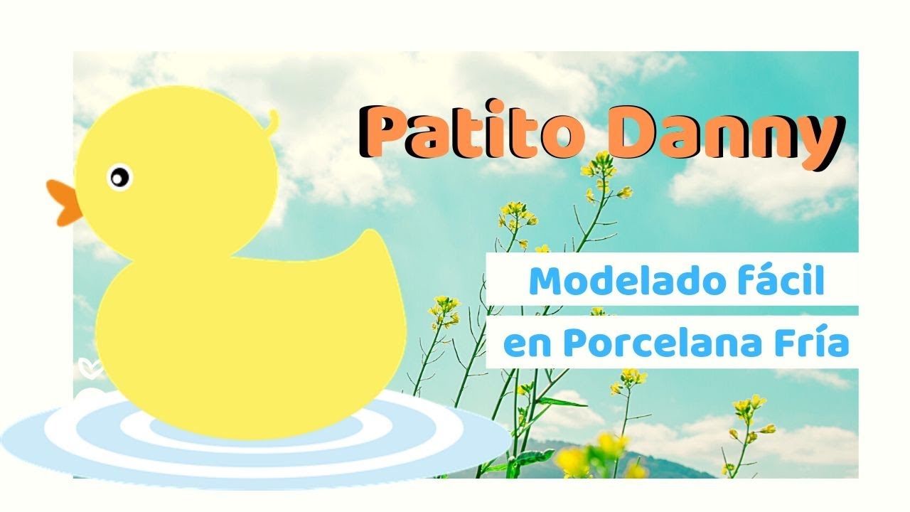 DIY- Modelar pato con porcelana fria, super facil!!!