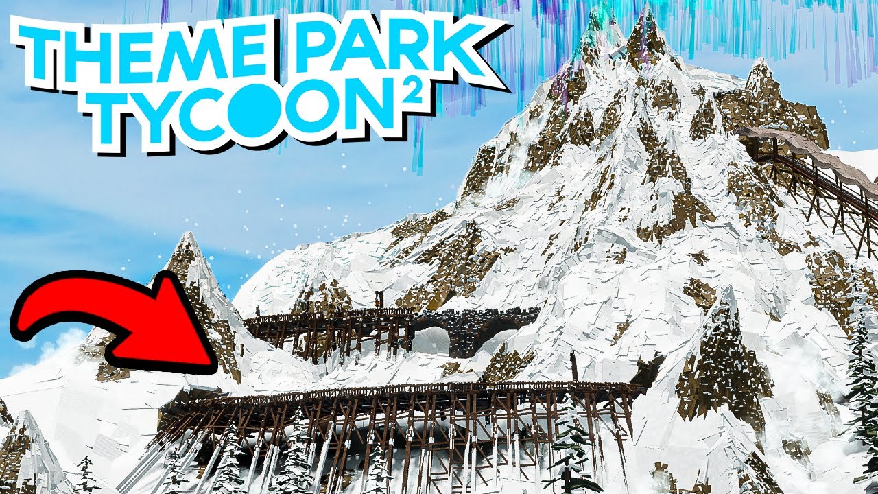 *РЕАЛИСТИЧНЫЕ* Снежные горные горки в Theme Park Tycoon 2!