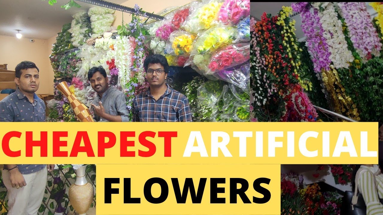 Artificial flowers at cheap price | home decor,door hangings,flower vases |cheap and best - vlog 9