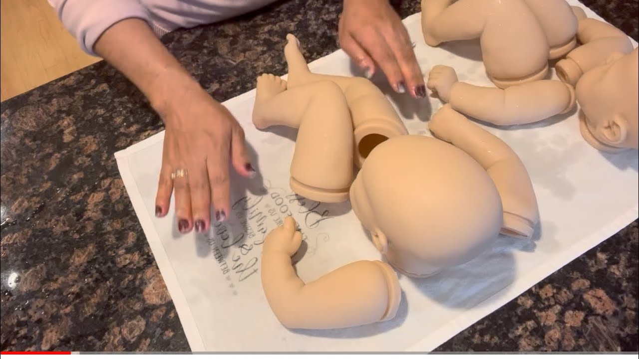 ￼ cómo pintar un bebe reborn