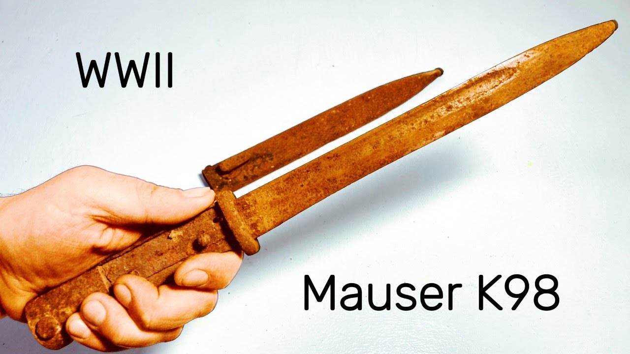 WW2 German Mauser K98 Bayonet Restoration
