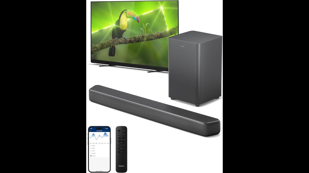 Philips B5309 2.1ch Soundbar w/Subwoofer & DTS Virtual:X