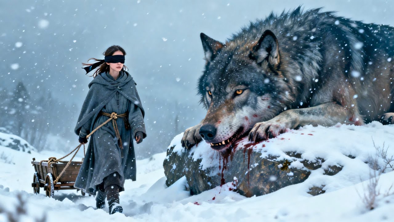 A Wolf’s Call Led the Blind Omega Into the Snow — The Alpha King Watched
