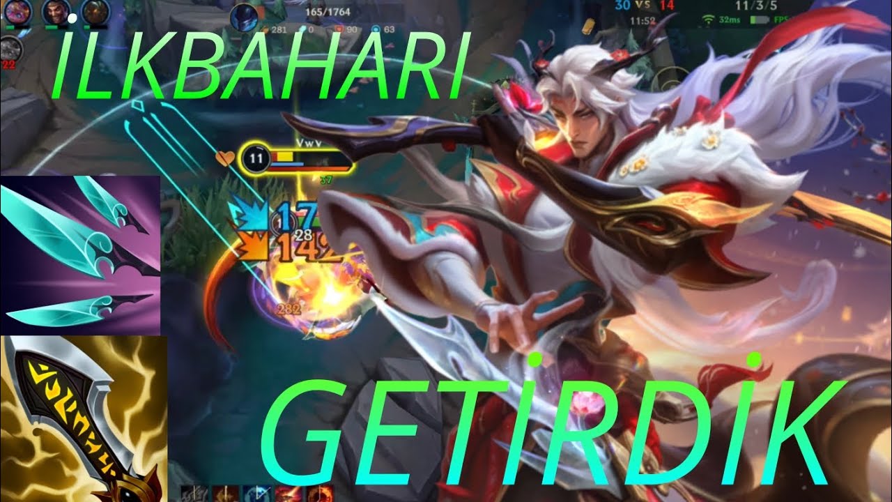 İlkbahar Yaprakları Yone MÜKEMMEL! En iyi yone kostümü!!! Wild Rift