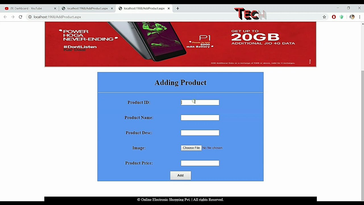 How to upload image into the database using ASP.Net C# | Part 8
