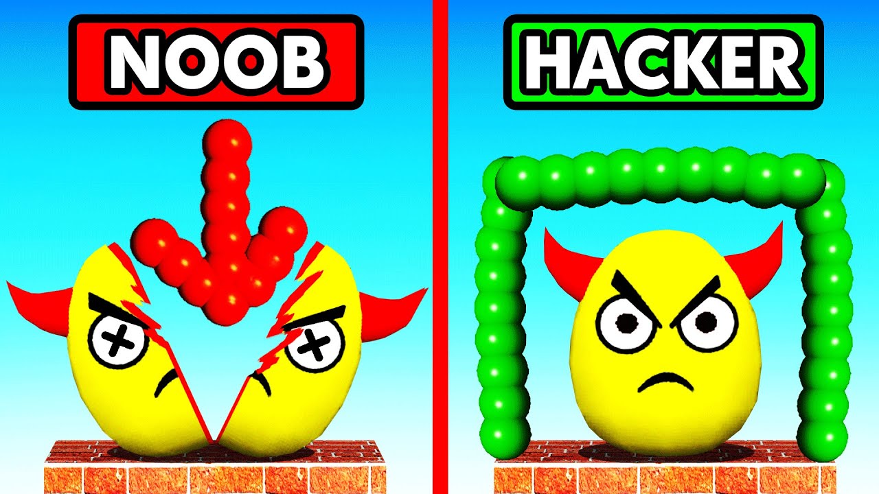 NOOB vs HACKER DRAW TO SMASH
