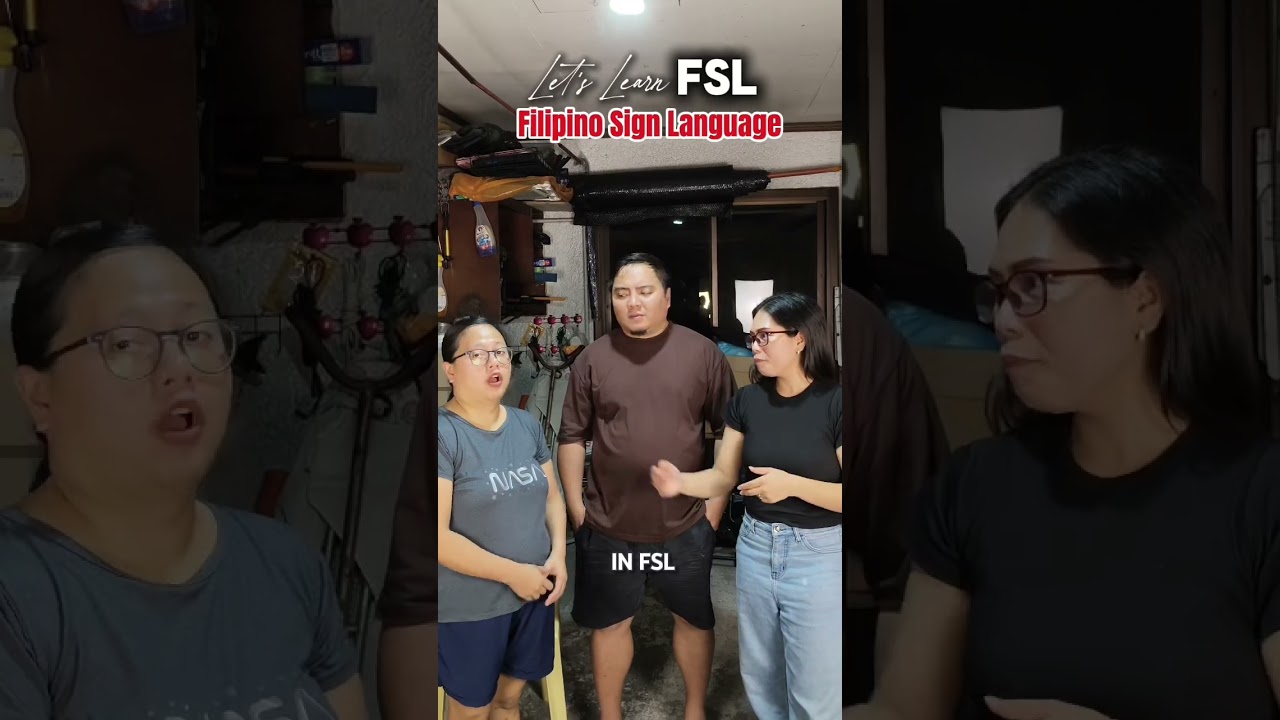 Let's  Learn Filipino Sign Language (FSL)