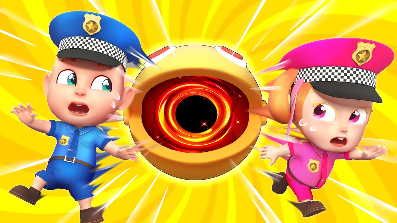 Watch Out! Magnet Monster Attack! 😱🧲 | Police Save Kids 🚓 | Safety Song | Rosoo Nursery Rhymes