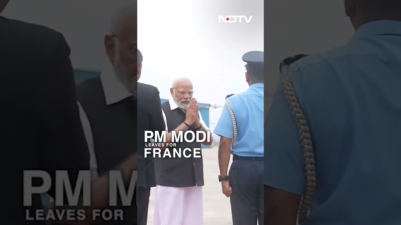 PM Modi Leaves For 2-Day France Visit
