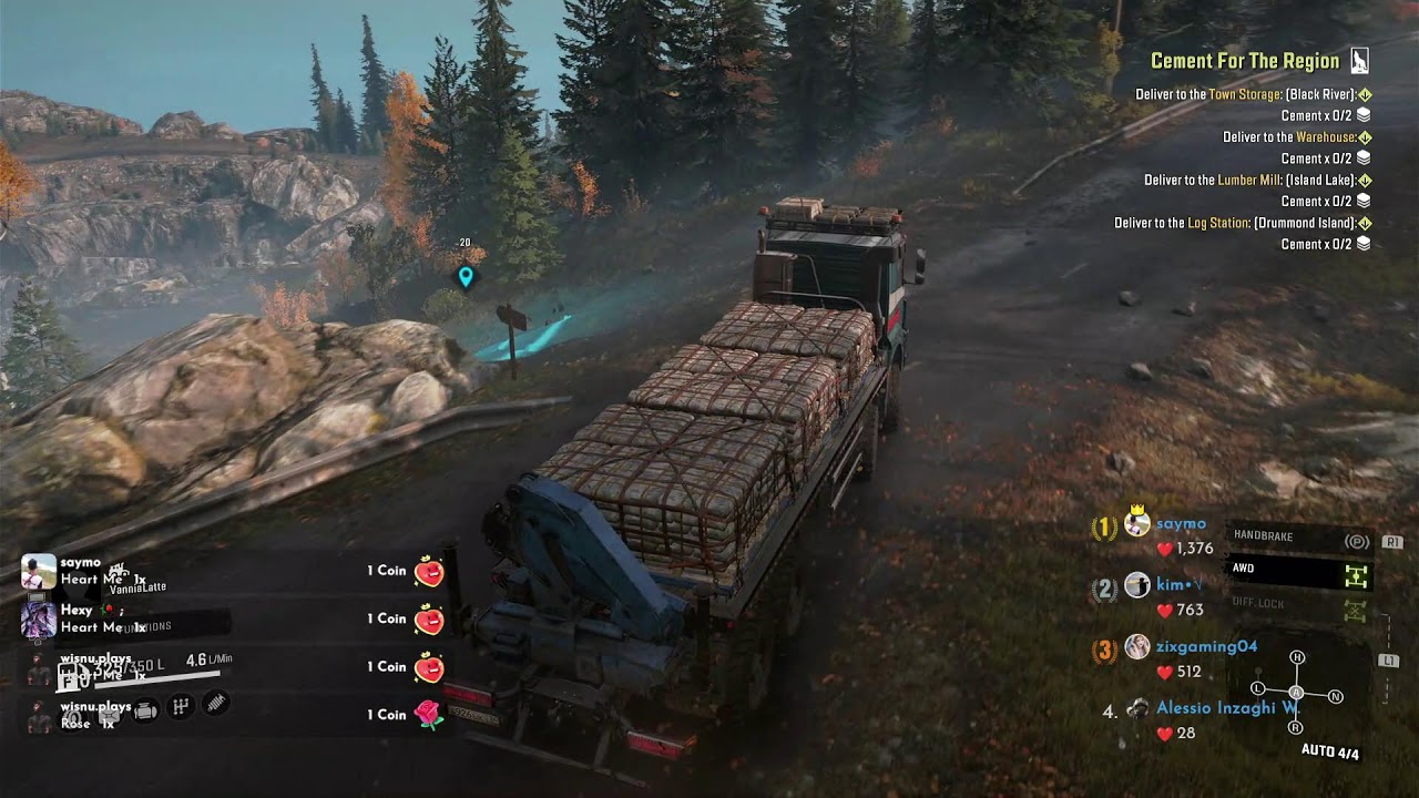 Snow Runner PS5 Gameplay (Michigan)