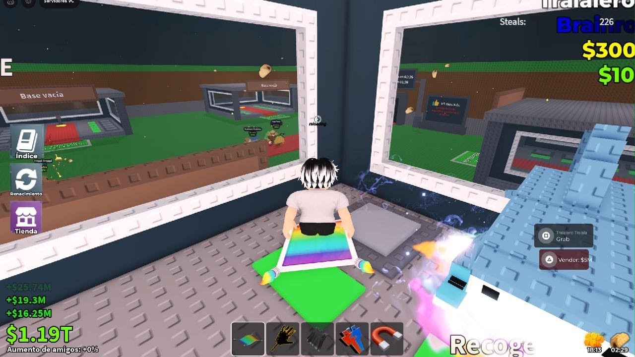 Roblox steal a brainrot admin abuse (parte 2)