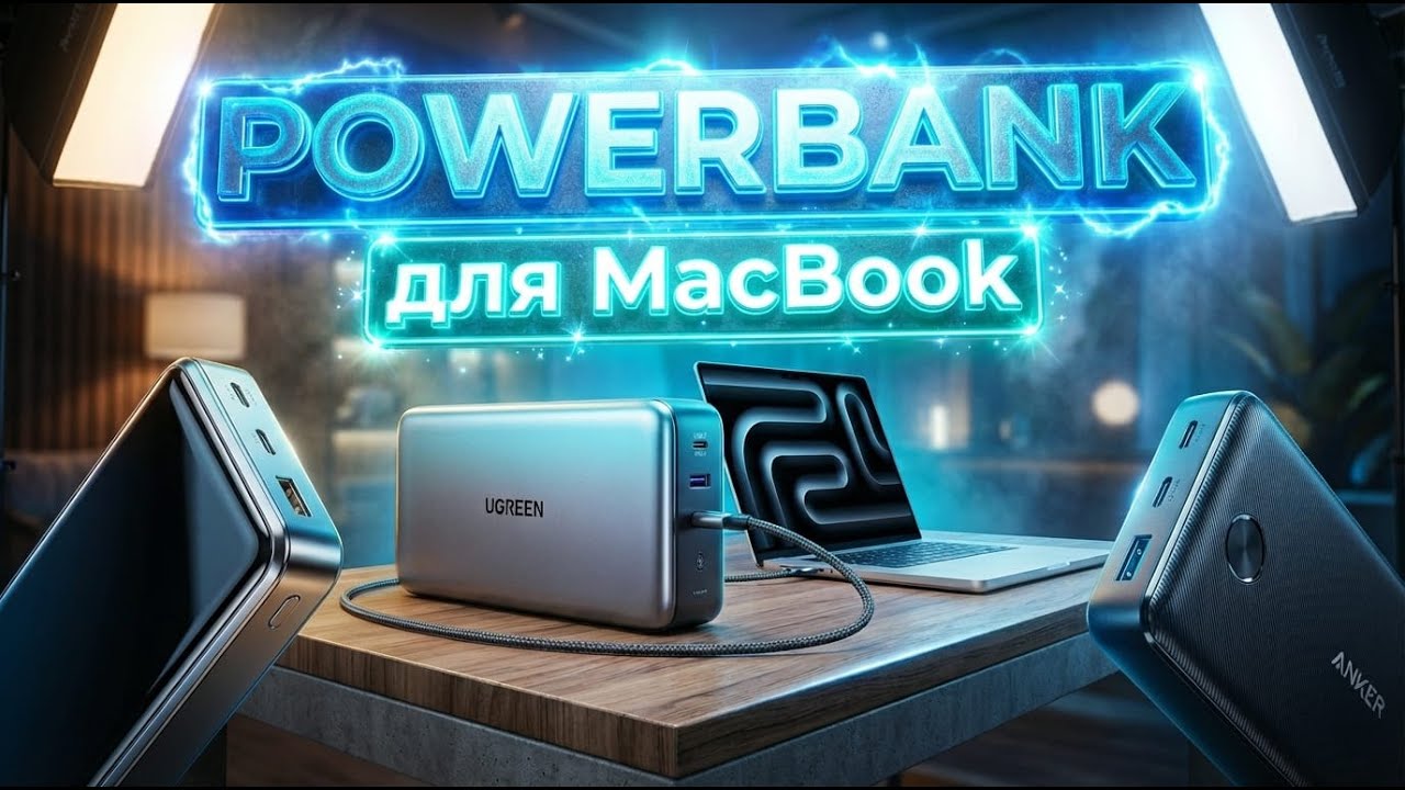 🔋Лучшие PowerBank для ноутбуков и MacBook 2025🔥Максимум мощности и автономности💻⚡Рейтинг! ТОП-5