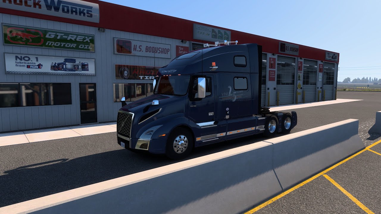 American Truck Simulator. Zeemods. ZAF V2. Volvo VNL DC13 TC. 159