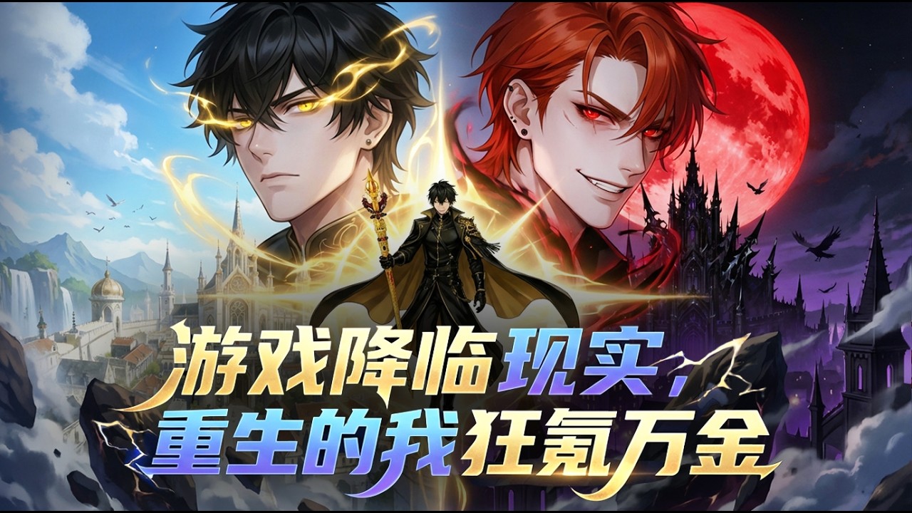 【FULL】遊戲降臨現實，開服前狂氪萬金🔥末日被妹妹和明星聯手毒殺！重生遊戲降臨前，變賣家產狂氪十億覺醒SSR！救女戰神、收龍族、滅黑暗公會，這一世我要做人族領袖！#男頻 #逆襲 #動漫 #玄幻