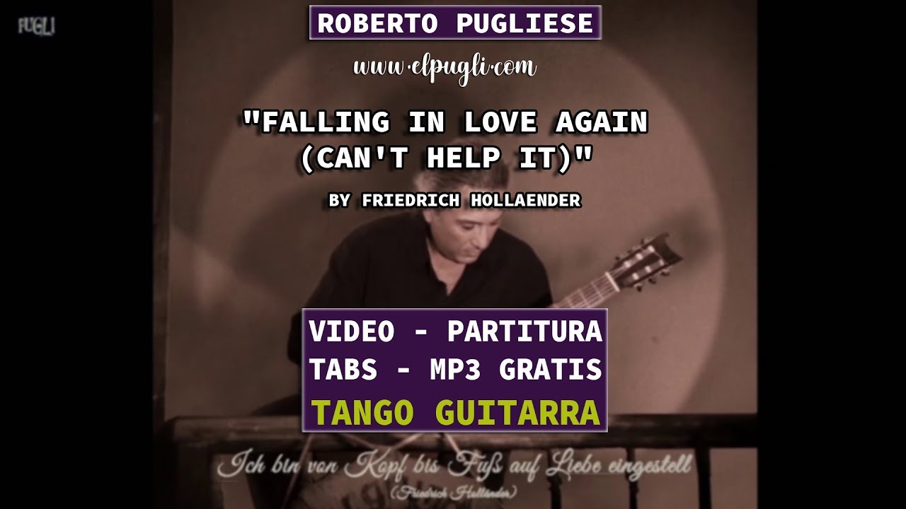 Falling in love again - guitarra Roberto Pugliese -partitura
