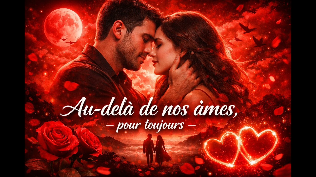 Au-delà de nos âmes, pour toujours❤️(Paroles 🎤, chanson d'amour, Musique romantique française ❤️🎧)