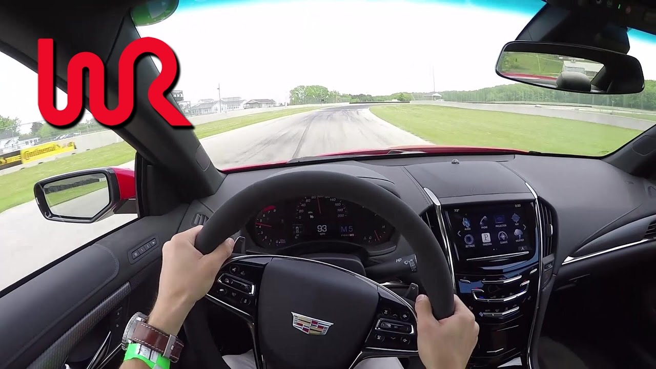 2016 Cadillac ATS-V Coupe (Automatic) at Road America - WR TV POV Track Test