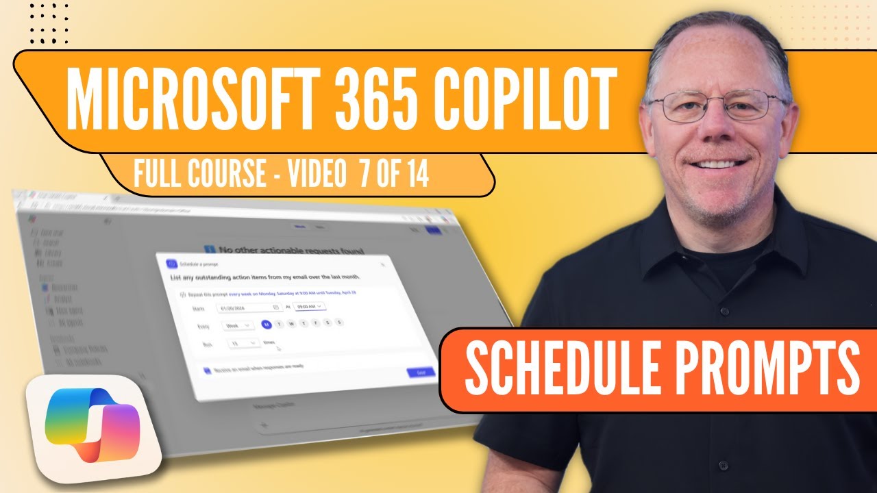M365 Copilot (7/14) - Schedule Copilot Prompts