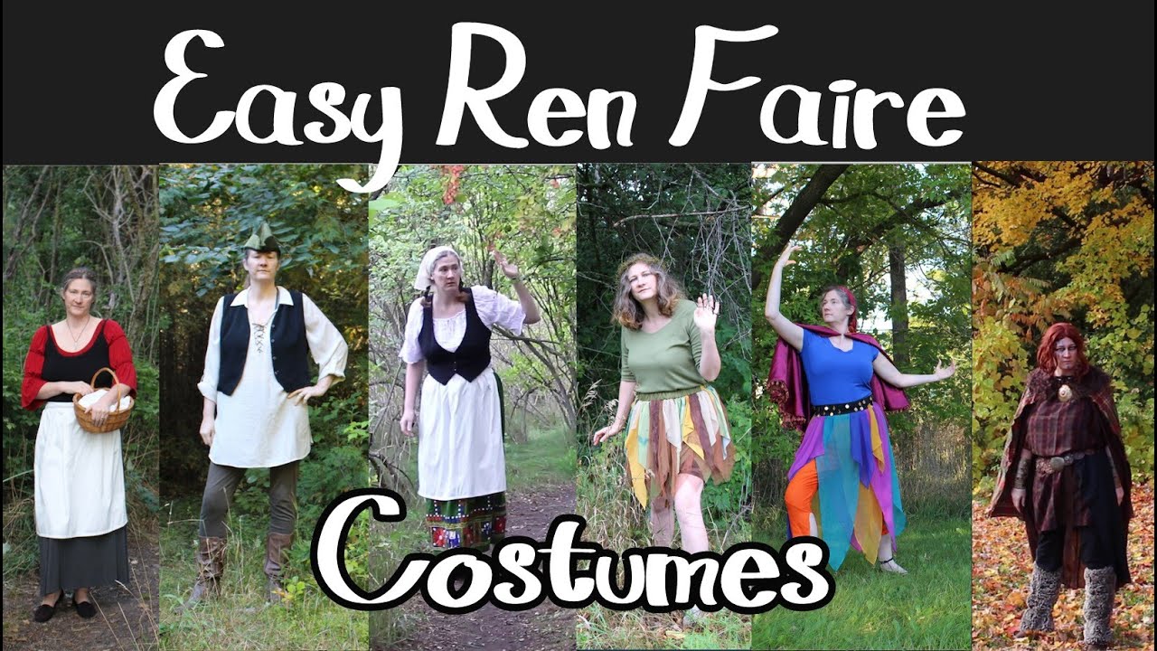 Easy Renaissance Faire (Ren Fair) Costume Ideas || Historybounding Outfit Ideas