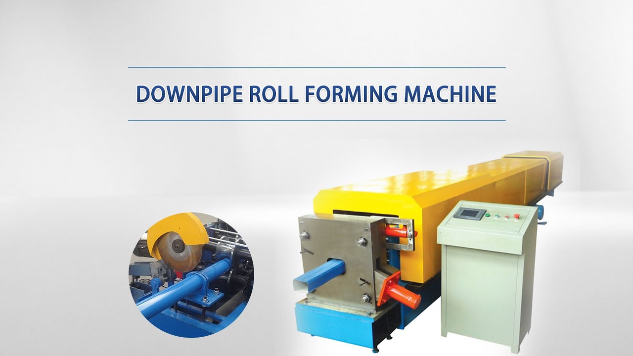 KINGREAL Downspout Roll Forming Machine, Downpipe Making Machine For Sale