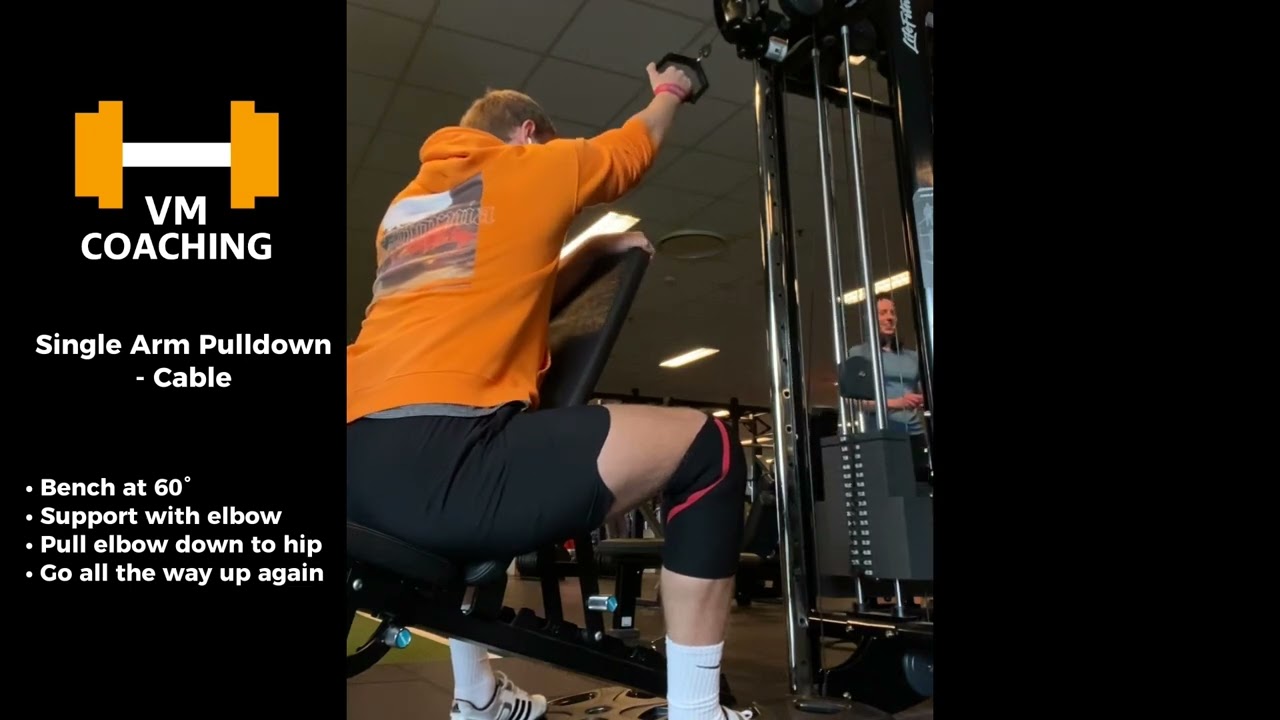 How to: Single Arm Pulldown - Cable (Lats)