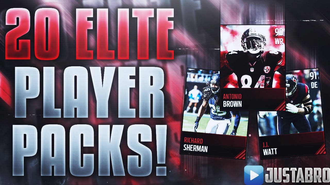 20 ELITE PLAYER PACKS! 90 PULLS! Madden Mobile 17