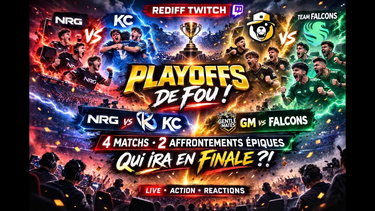 Rediff 23/02 CAST Major de boston 1/4 de final KC-NRG et 1/2 finale GENTLE MATES - TEAM FALCONS