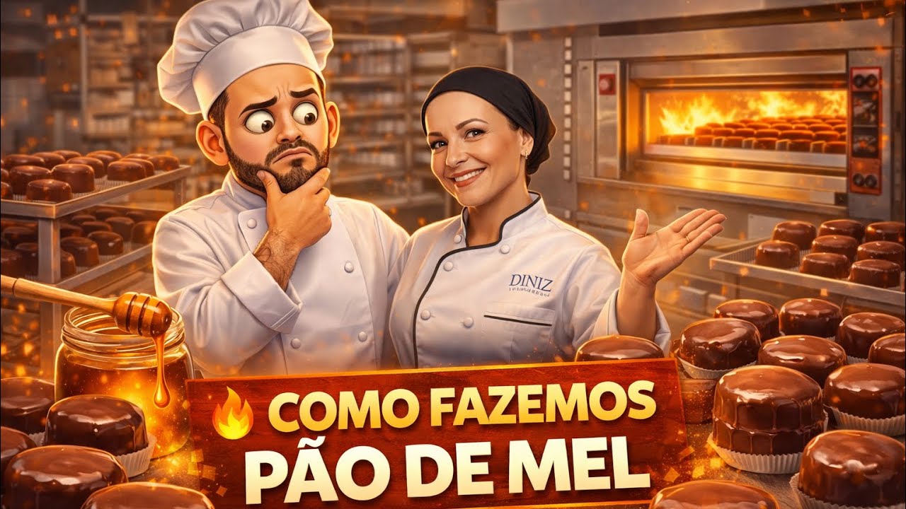 Como é o preparado o Pão de Mel na Diniz