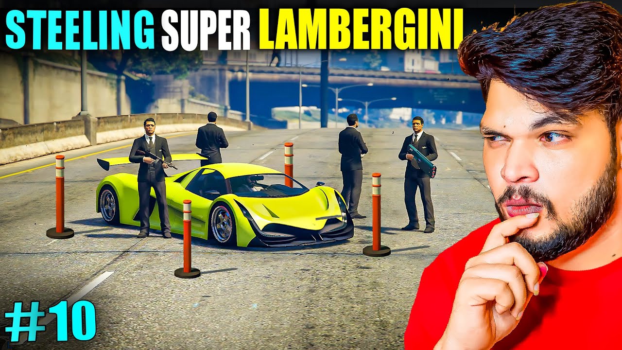 TECHNO GAMERZ STEAL A $50,000,000 RACECAR FROM THE MAFIA in GTA 5